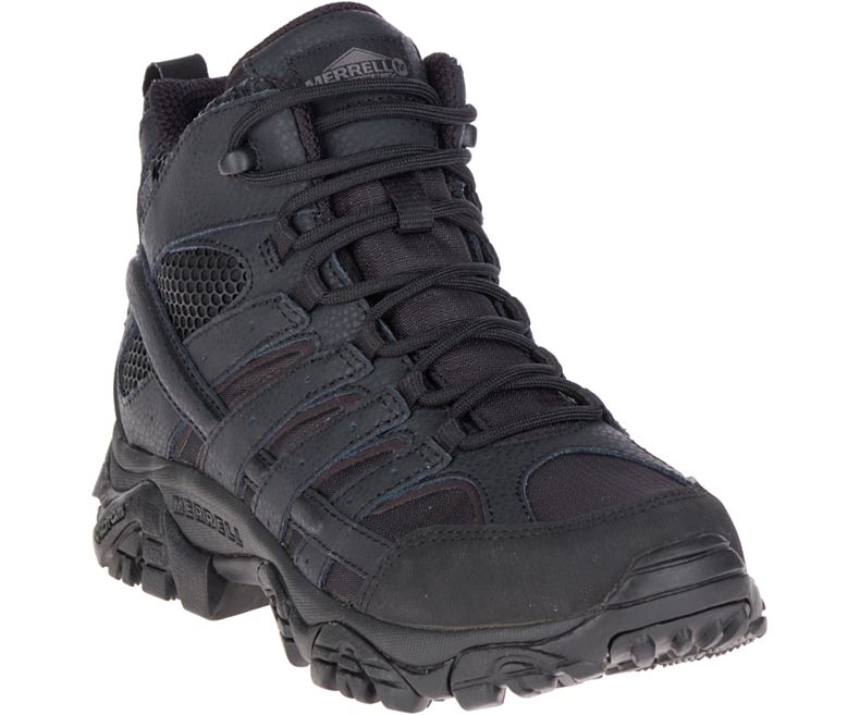 Merrell Moab 2 Mid Tactical Vanntette Boot Arbeidsstøvler Dame Svarte | 31173W-1WB