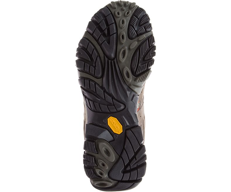 Merrell Moab 2 Mid Vanntette Brede Bredde Gåsko Dame Brune Mørke Rød | 27934W-1WB