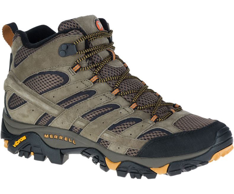 Merrell Moab 2 Mid Ventilator Brede Bredde Fjellsko Herre Olivengrønne | 27936M-2HO