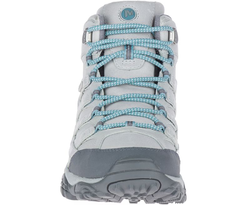 Merrell Moab 2 Prime Mid Vanntette Fjellsko Dame Lyse Grå | 40777W-1HL