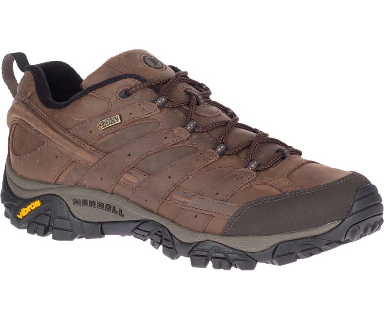 Merrell Moab 2 Prime Vanntette Brede Bredde Fjellsko Herre Mørke Brune | 40781M-2HD