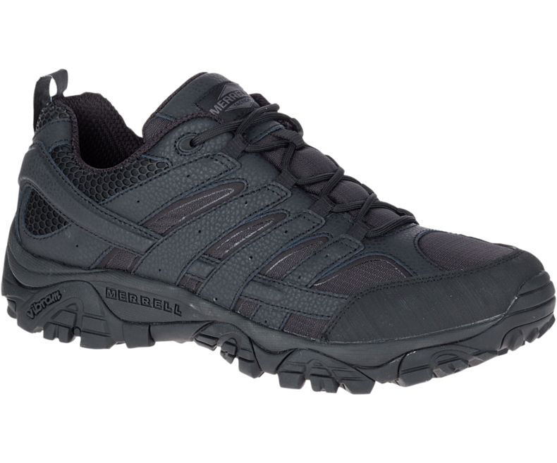 Merrell Moab 2 Tactical Shoe Brede Bredde Arbeidssko Herre Svarte | 29996M-2WO