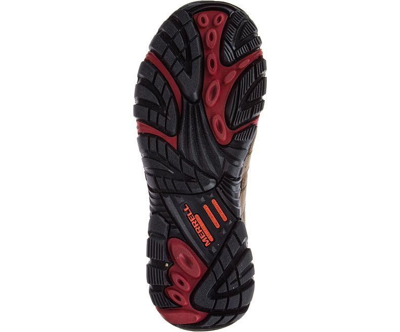 Merrell Moab 2 Vent Vanntette Comp Tå Arbeids Shoe Arbeidssko Dame Olivengrønne Rød | 29086W-1WO