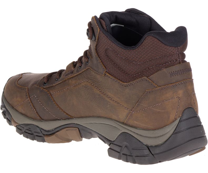 Merrell Moab Adventure Mid Vanntette Brede Bredde Fjellsko Herre Mørke Brune | 29624M-2HB