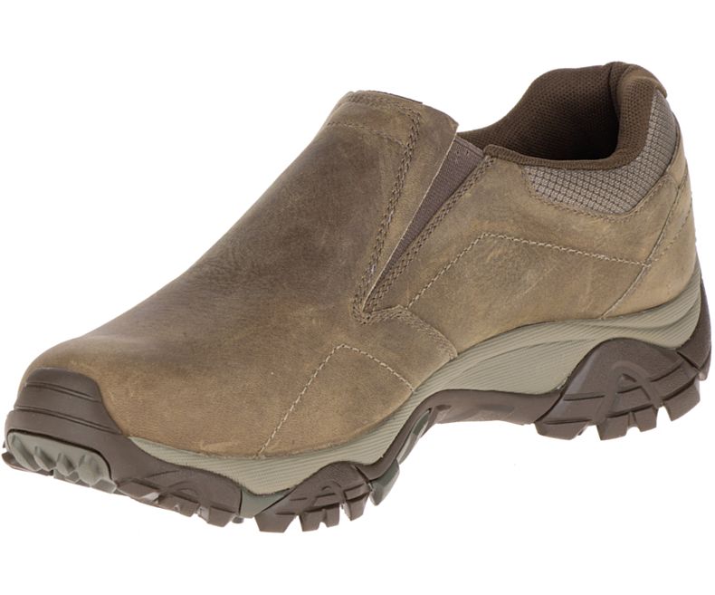 Merrell Moab Adventure Moc Brede Bredde Tresko Herre Olivengrønne | 29627M-2CO