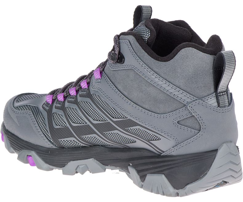 Merrell Moab FST Ice+ Thermo Fjellsko Dame Mørke Grå | 26948W-1HD