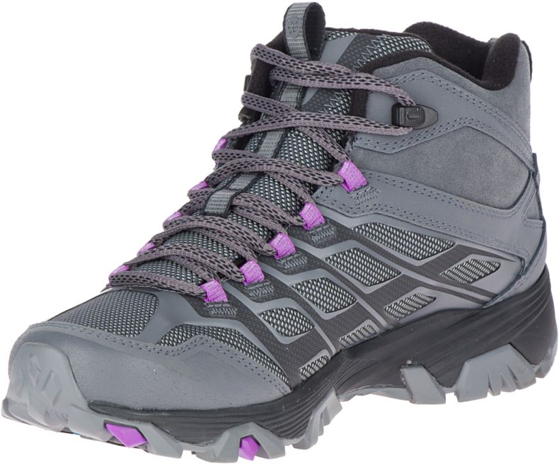 Merrell Moab FST Ice+ Thermo Gåsko Dame Mørke Grå | 26948W-1WD