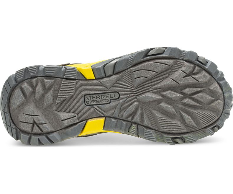 Merrell Moab FST Low Vanntette Joggesko Barn Grå Gul | 38774K-2SA