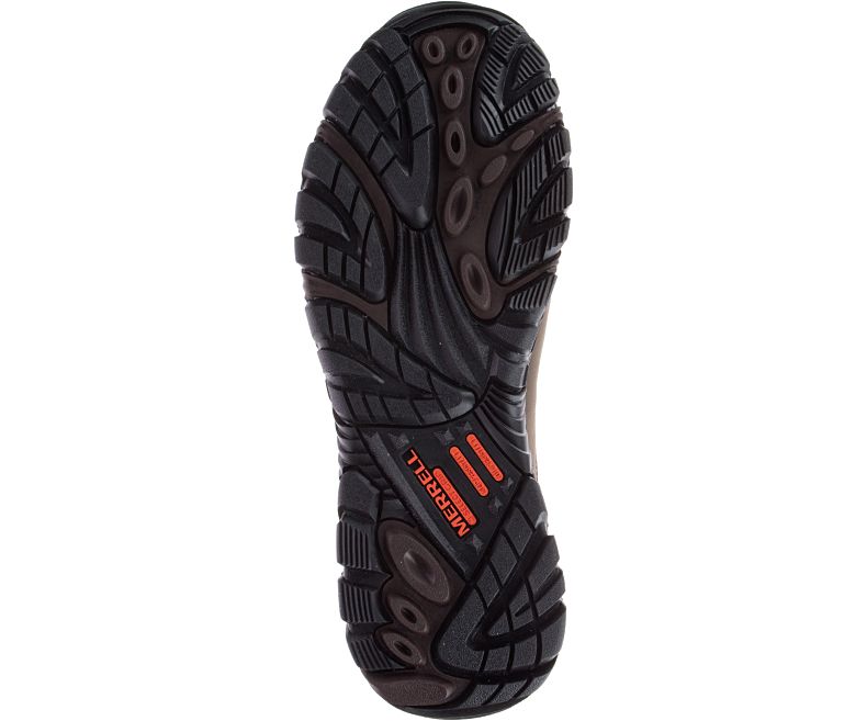 Merrell Moab Rover Moc Comp Tå Arbeids Shoe Slip On Sko Herre Mørke Brune | 31154M-2SD