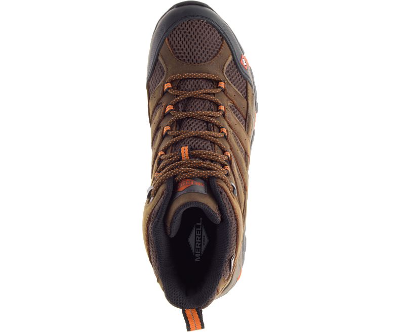 Merrell Moab Vertex Mid Vanntette SR Arbeids Boot Arbeidsstøvler Herre Sjokolade | 38744M-2WC