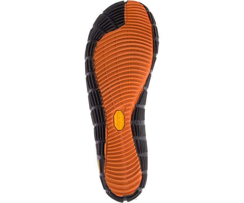 Merrell Move Glove Semsket Skinn Løpesko Herre Mørke Grå Oransje | 41546M-2RD