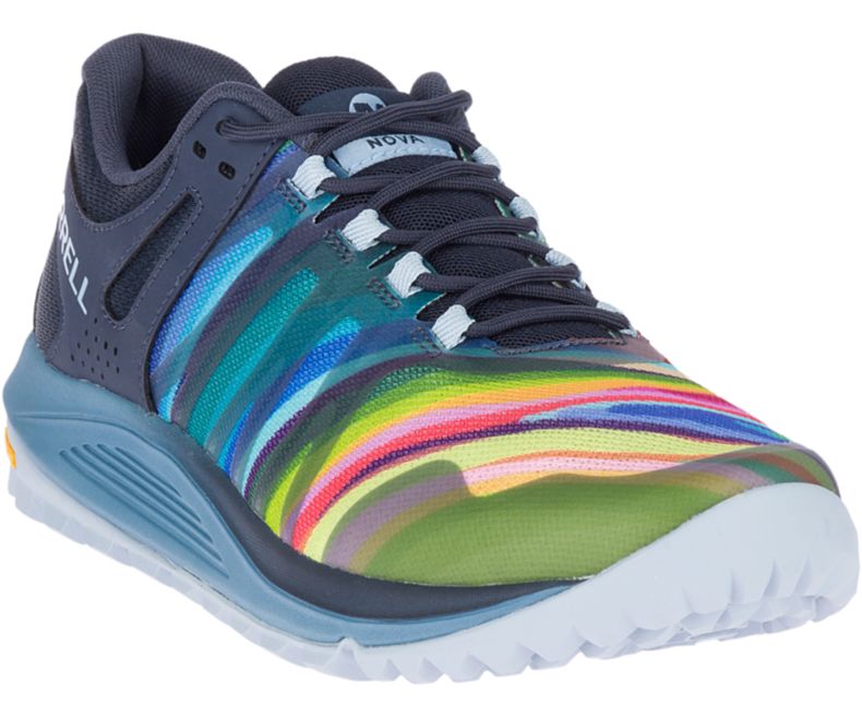 Merrell Nova Rainbow Løpesko Herre Multicolor | 39360M-2RM