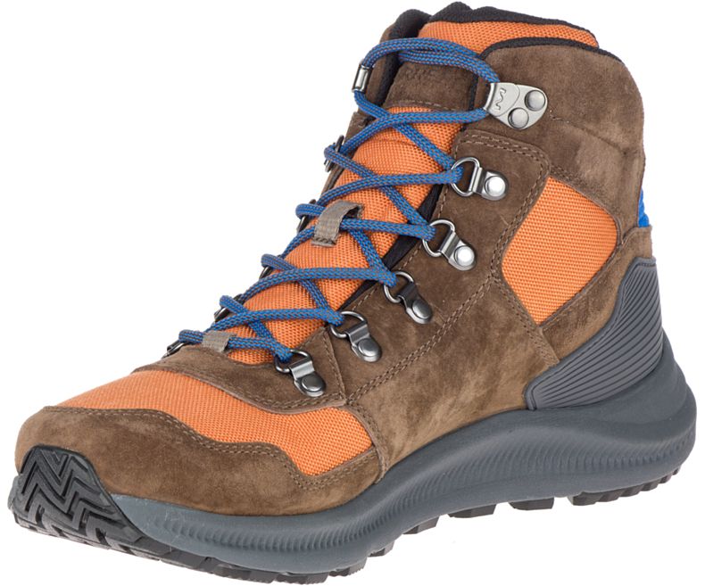 Merrell Ontario 85 Mid Vanntette Fjellsko Herre Oransje | 39219M-2HO