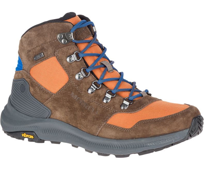 Merrell Ontario 85 Mid Vanntette Fjellsko Herre Oransje | 39219M-2HO