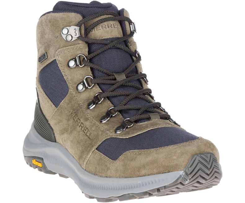 Merrell Ontario 85 Mid Vanntette Gåsko Herre Olivengrønne | 39219M-2WB