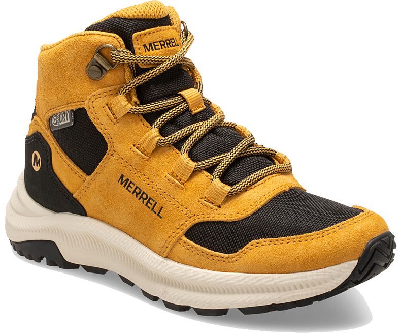 Merrell Ontario 85 Vanntette Støvler Barn Gul Svarte | 40912K-1HY