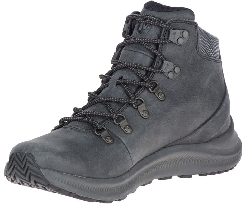 Merrell Ontario Mid Fjellsko Herre Svarte | 35913M-2HB