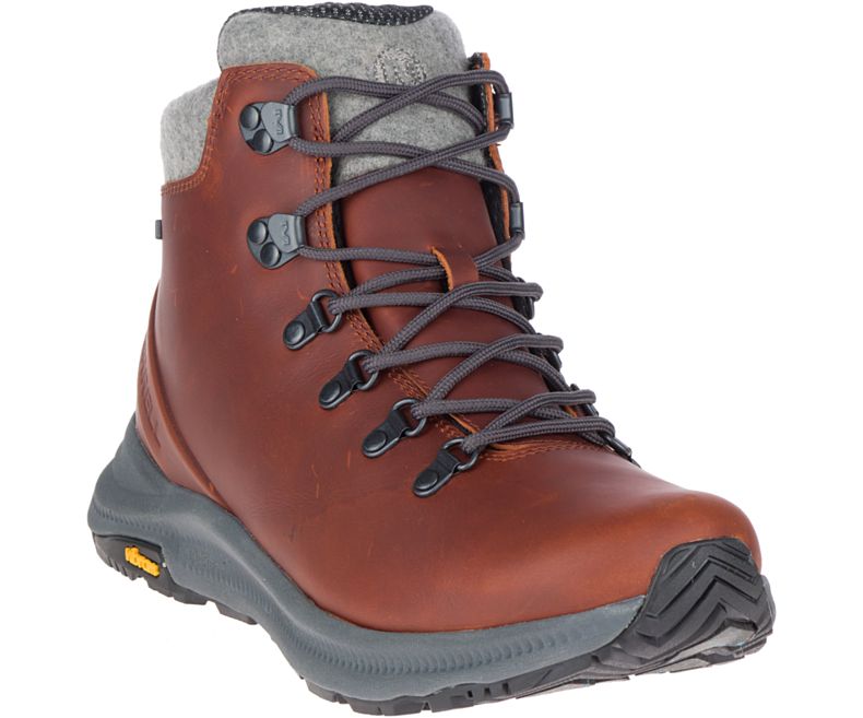 Merrell Ontario Thermo Mid Vanntette Gåsko Herre Brune | 41494M-2WA