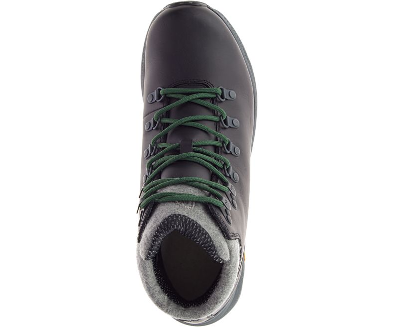 Merrell Ontario Thermo Mid Vanntette Gåsko Herre Svarte Grønn | 41494M-2WB