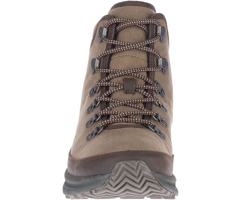 Merrell Ontario X Stormy Kromer Wax Fjellsko Herre Mørke Brune | 40754M-2HD