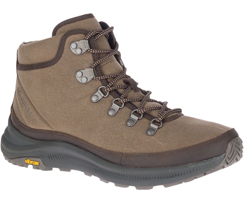 Merrell Ontario X Stormy Kromer Wax Fjellsko Herre Mørke Brune | 40754M-2HD