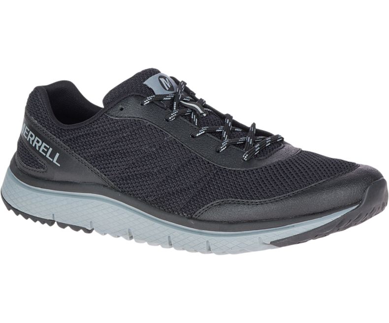 Merrell Overedge Joggesko Herre Svarte | 41510M-2SB