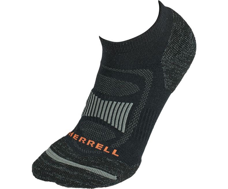 Merrell Polstrede Zone Hiker Low Cut Sock Sokker Dame Svarte | 42871W-1SB