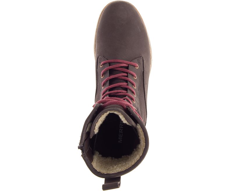 Merrell Roam Peak Polar Vanntette Vinterstøvler Dame Mørke Brune | 41501W-1WD