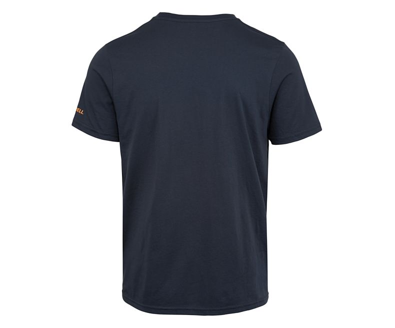 Merrell Shelter Tee Skjorter Med Korte Ermer Herre Marineblå | 41181M-2SN