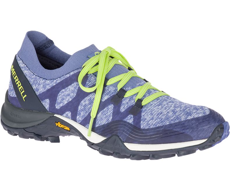 Merrell Siren 3 Knit Fjellsko Dame Lilla Gul | 36289W-1HP