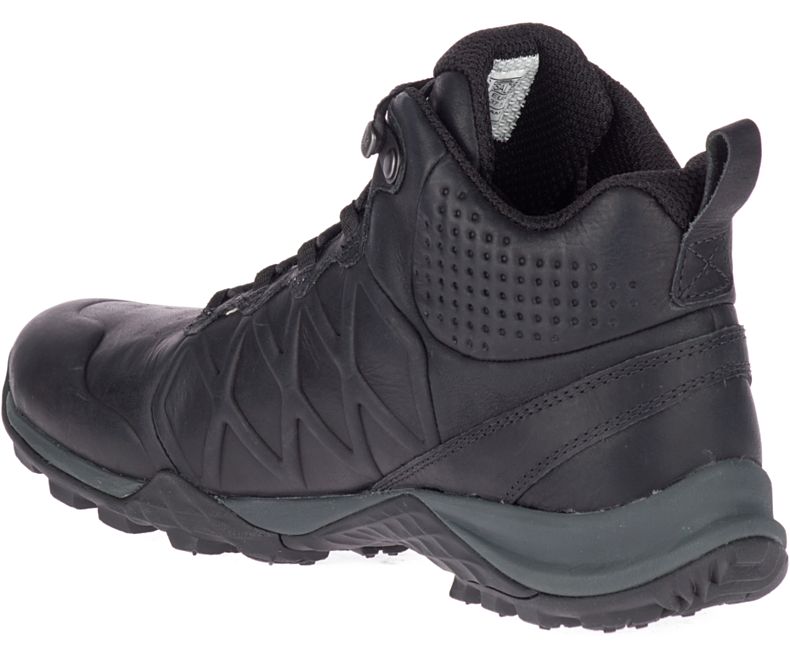 Merrell Siren 3 Peak Mid Vanntette Fjellsko Dame Svarte | 40767W-1HB