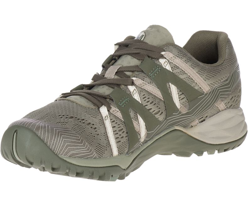 Merrell Siren Hex Q2 E -Mesh Fjellsko Dame Olivengrønne | 30865W-1HO