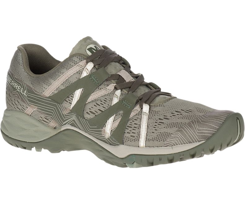 Merrell Siren Hex Q2 E -Mesh Fjellsko Dame Olivengrønne | 30865W-1HO