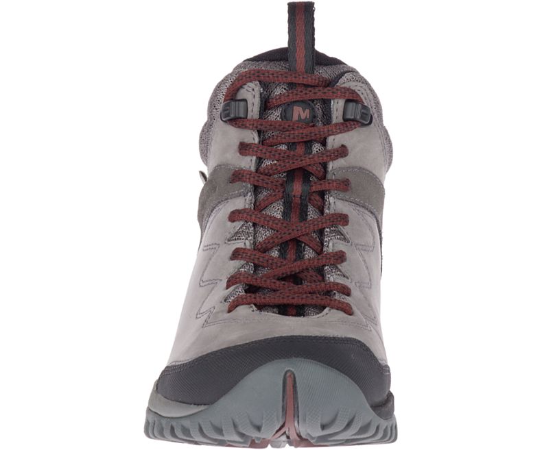 Merrell Siren Traveller Q2 Mid Vanntette Fjellsko Dame Mørke Grå | 32440W-1HD