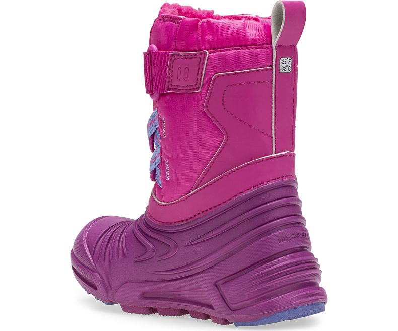 Merrell Snow Quest Lite 2.0 Jr. Boot Vinterstøvler Barn Rosa | 40921B-1SP