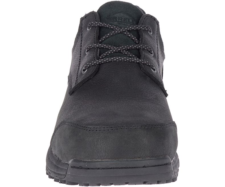 Merrell Sutton Oxford Steel Tå Arbeids Shoe Arbeidssko Herre Svarte | 41323M-2WB