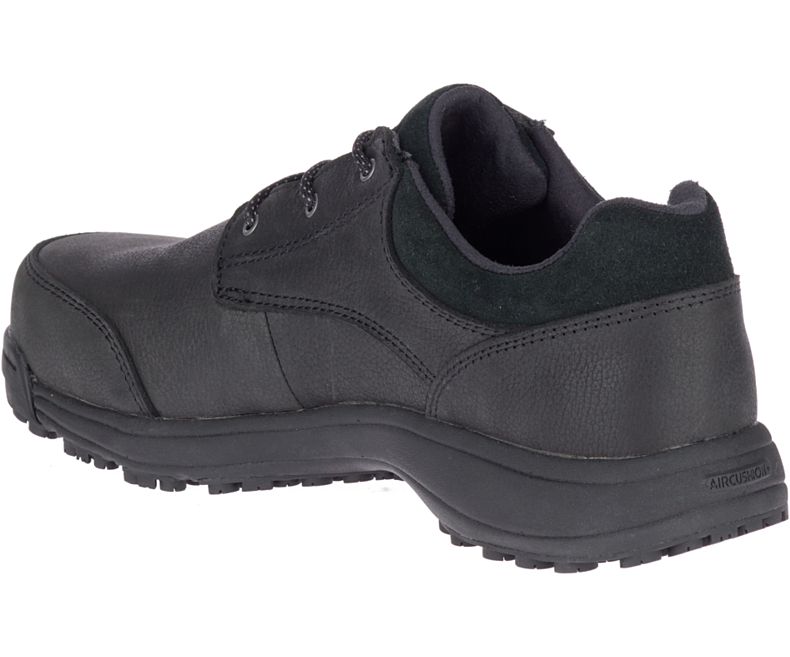 Merrell Sutton Oxford Steel Tå Arbeids Shoe Arbeidssko Herre Svarte | 41323M-2WB