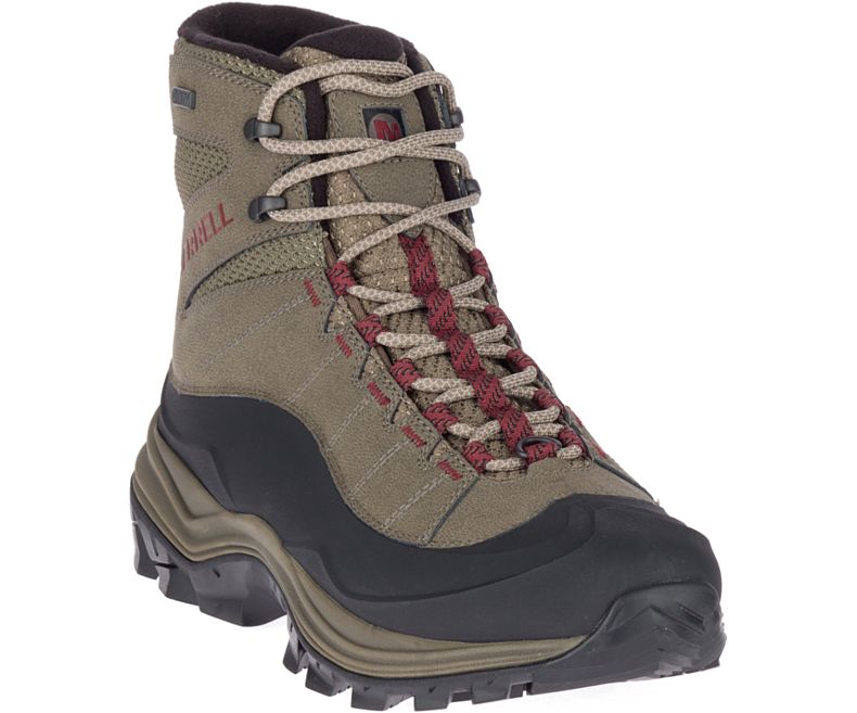 Merrell Thermo Chill Mid Shell Vanntette Gåsko Herre Brune Rød | 35067M-2WB