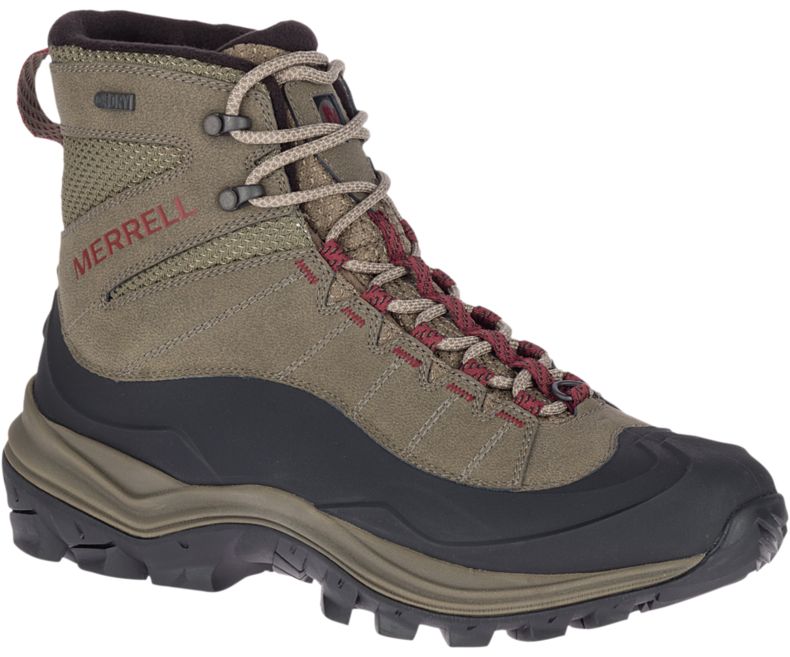 Merrell Thermo Chill Mid Shell Vanntette Gåsko Herre Brune Rød | 35067M-2WB