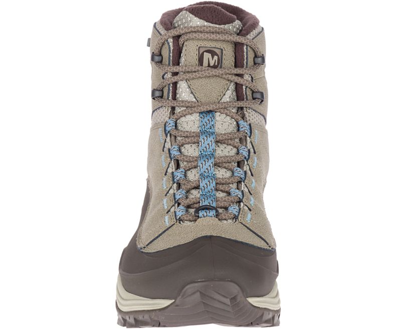 Merrell Thermo Chill Mid Shell Vanntette Vanntette Sko Dame Brune | 35068W-1WA