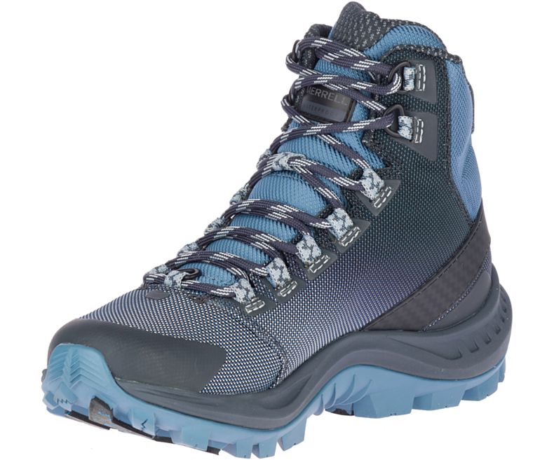 Merrell Thermo Cross 2 Mid Vanntette Fjellsko Dame Blå | 41540W-1HB