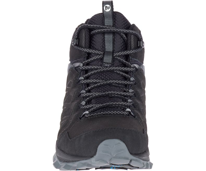 Merrell Thermo Freeze Mid Vanntette Fjellsko Herre Svarte Svarte | 35073M-2HB