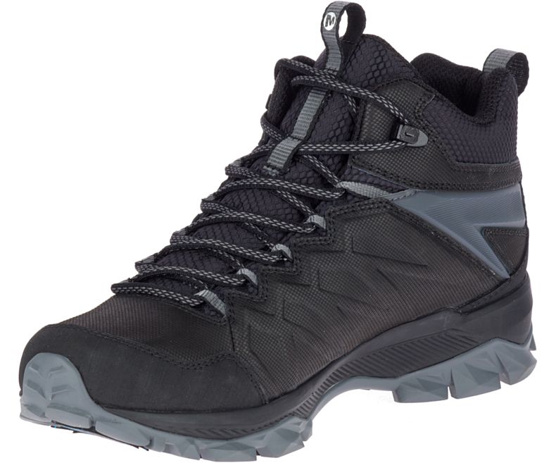 Merrell Thermo Freeze Mid Vanntette Fjellsko Herre Svarte Svarte | 35073M-2HB