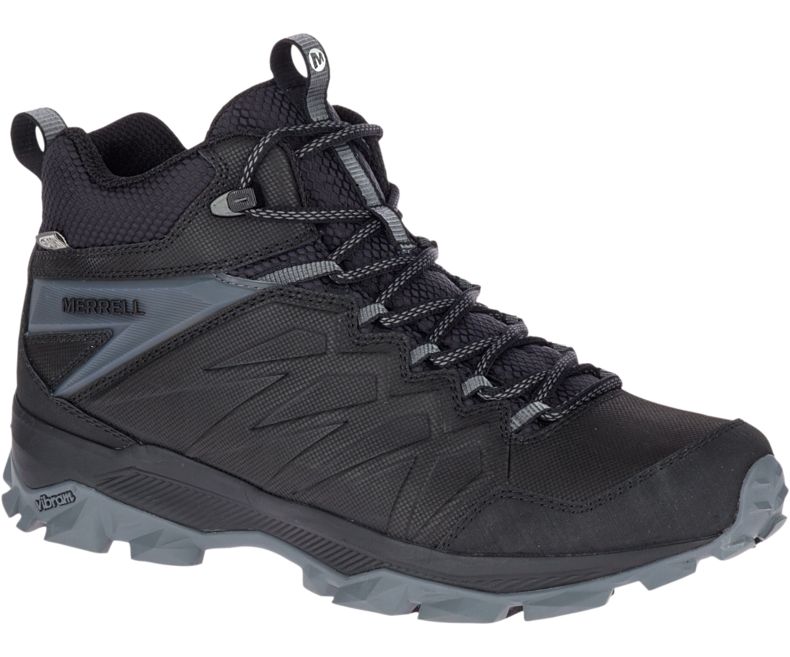 Merrell Thermo Freeze Mid Vanntette Fjellsko Herre Svarte Svarte | 35073M-2HB