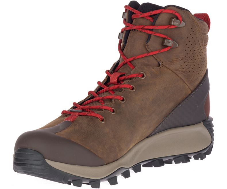 Merrell Thermo Glacier Mid Vanntette Vanntette Sko Herre Brune | 41556M-2WA