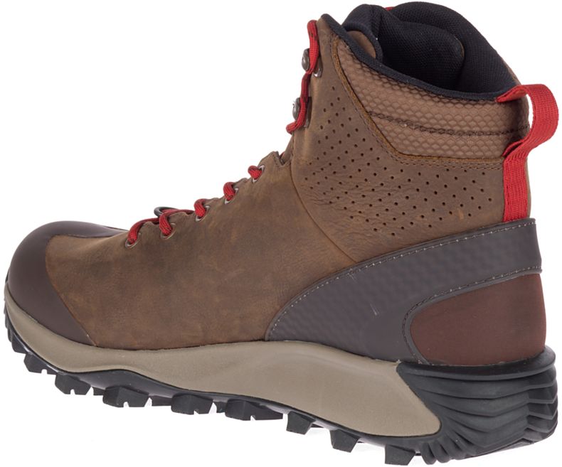 Merrell Thermo Glacier Mid Vanntette Vanntette Sko Herre Brune | 41556M-2WA