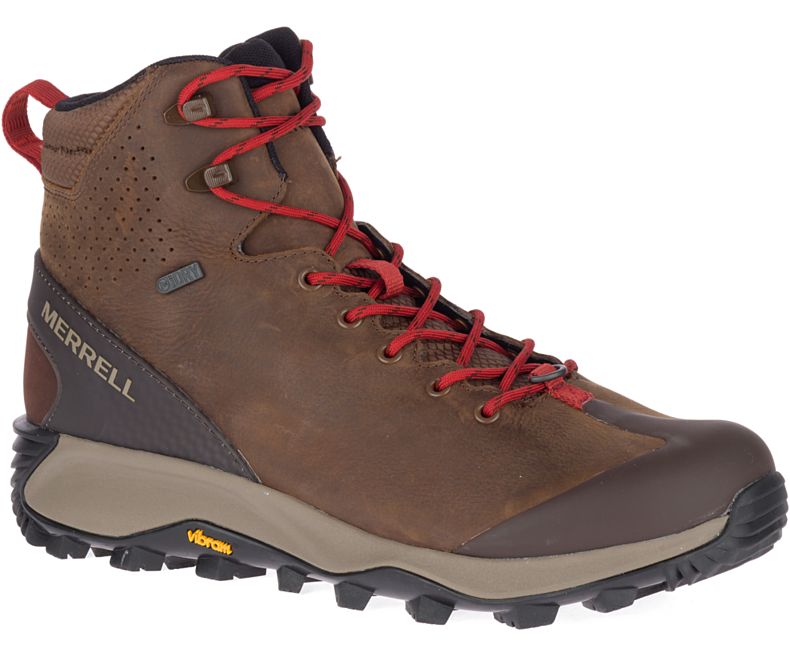 Merrell Thermo Glacier Mid Vanntette Vanntette Sko Herre Brune | 41556M-2WA