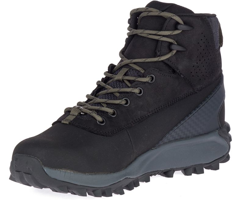 Merrell Thermo Kiruna Mid Shell Vanntette Fjellsko Herre Svarte | 41495M-2HB