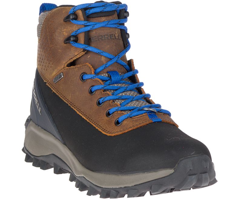 Merrell Thermo Kiruna Mid Shell Vanntette Vanntette Sko Herre Brune | 41495M-2WD