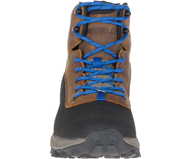 Merrell Thermo Kiruna Mid Shell Vanntette Vanntette Sko Herre Brune | 41495M-2WD